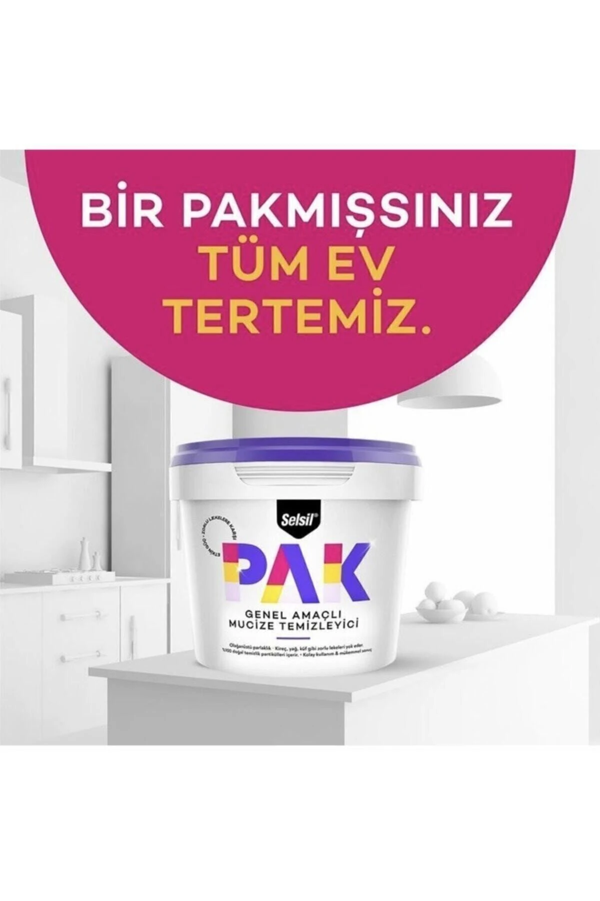 Pak Mucizevi Temizleyici 2'li Paket Adet 2x500 Gr