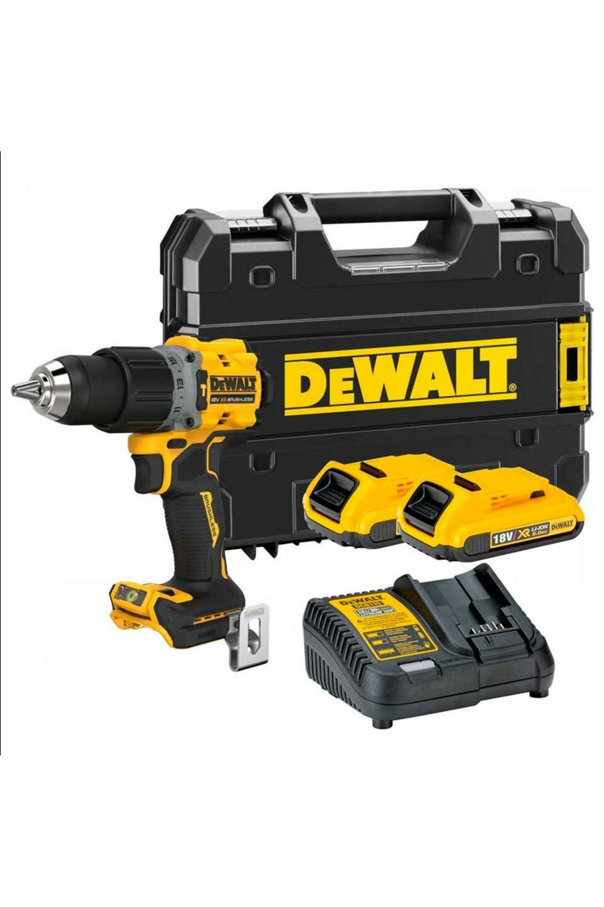DEWALT Dcd805d2t-qw Kömürsüz Darbeli Matkap 18v 2,0ah 90 Nm Tork