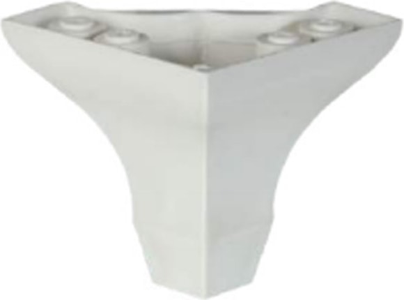 MC559 Lükens 8 cm Beyaz Pls Ayak