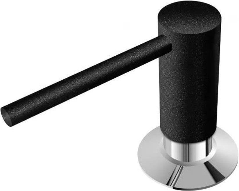 Maris Mrg 210/110-72 Nero Granit Eviye + Active Plus Doccia 2.0 Armatür + Comfort Sıvı Sabunluk Üçlü Set Nero