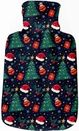 Hediyesepeti Yeni Yıl Hediyesi Sıcak Su Torbası Tasarım Kılıflı Termofor - El Ayak Isıtıcı Yılbaşı