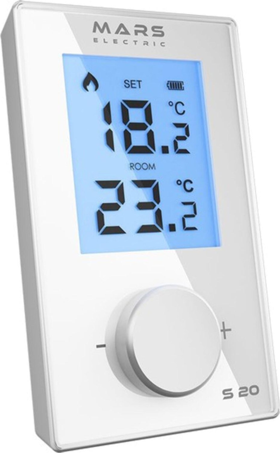 S20 Kablosuz Dijital Oda Termostat Beyaz