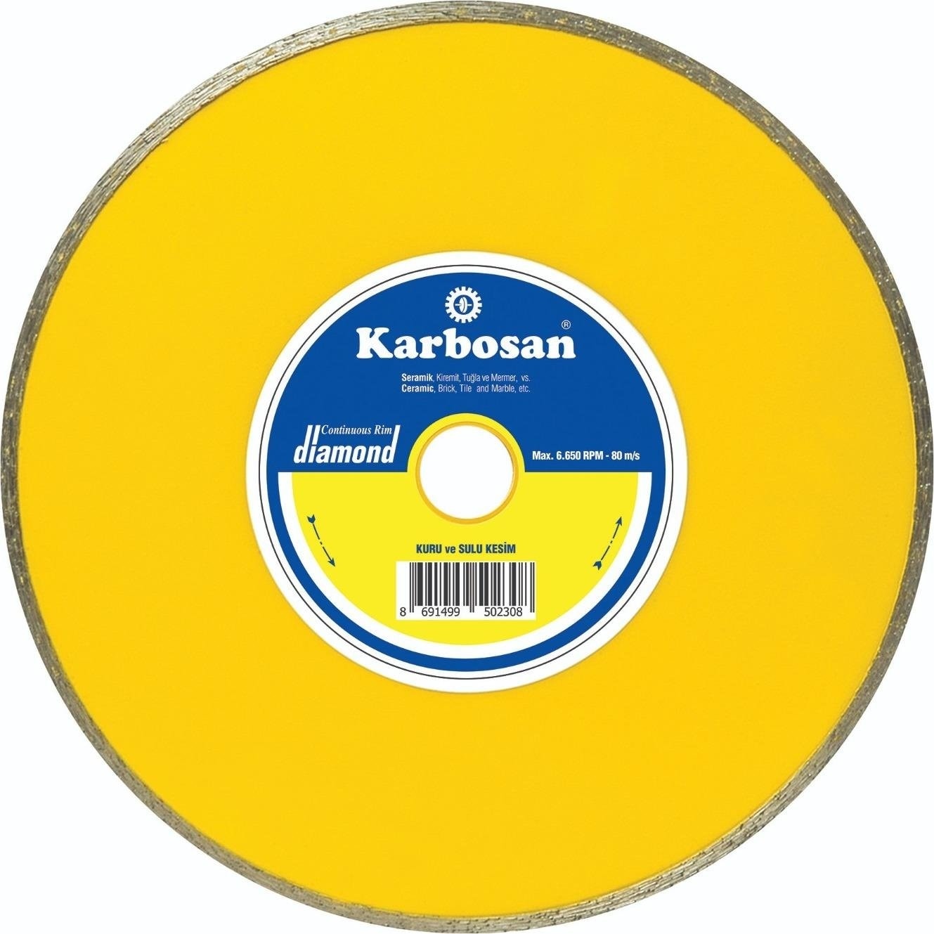 KARBOSAN Sürekli Elmas Kesici 230X2.3X22 (950230)