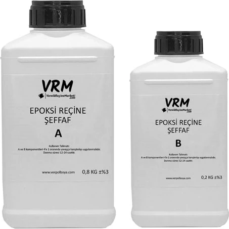 Şeffaf Epoksi Döküm Reçinesi - 1 kg