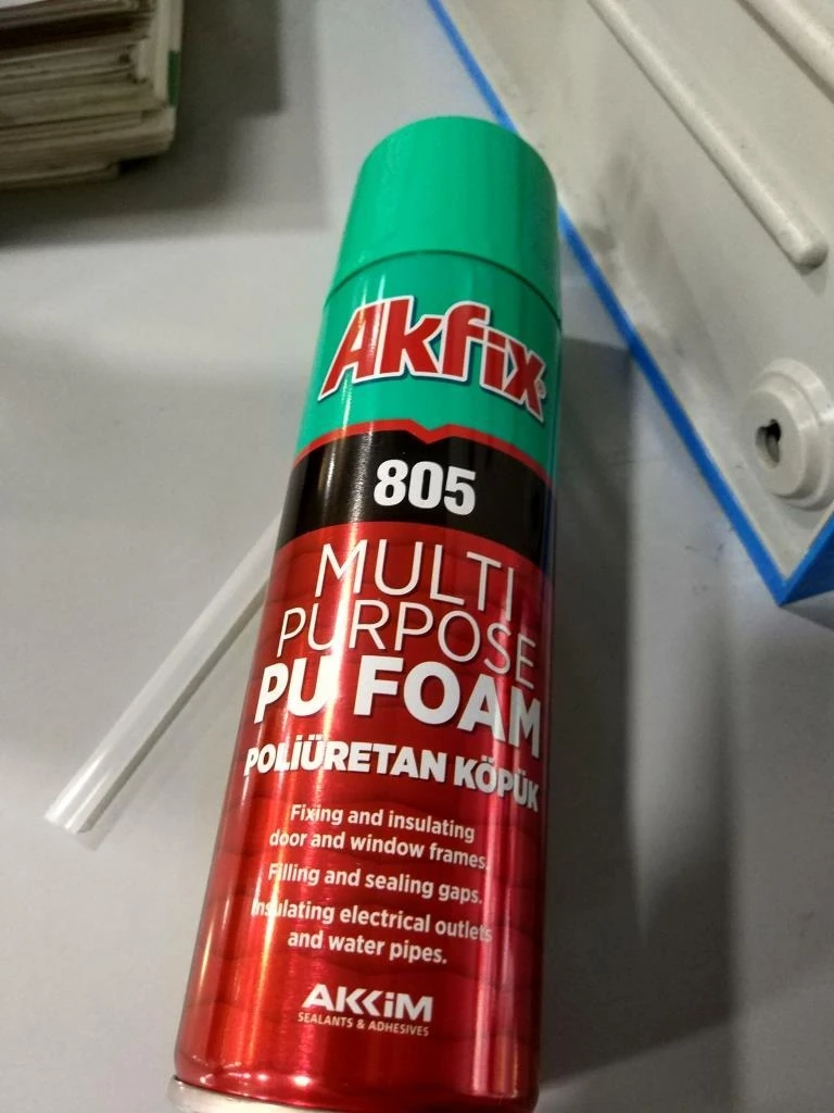 805 Genel Amaçlı Pu Köpük 500 ml Dolgu Yapıştırma Yalıtım Köpük