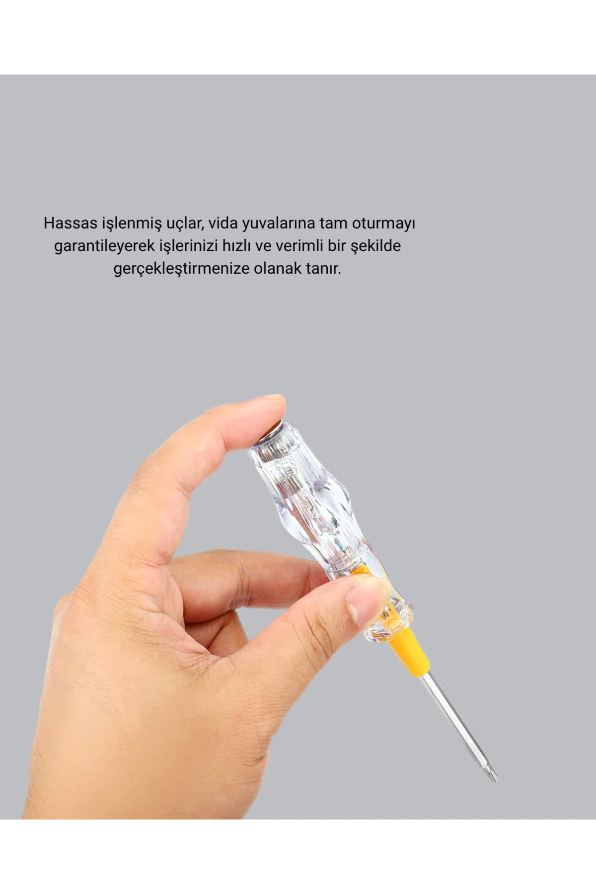 110-220V Elektrik Test Kalemi Korozyona Dayanıklı Nikel Kaplamalı