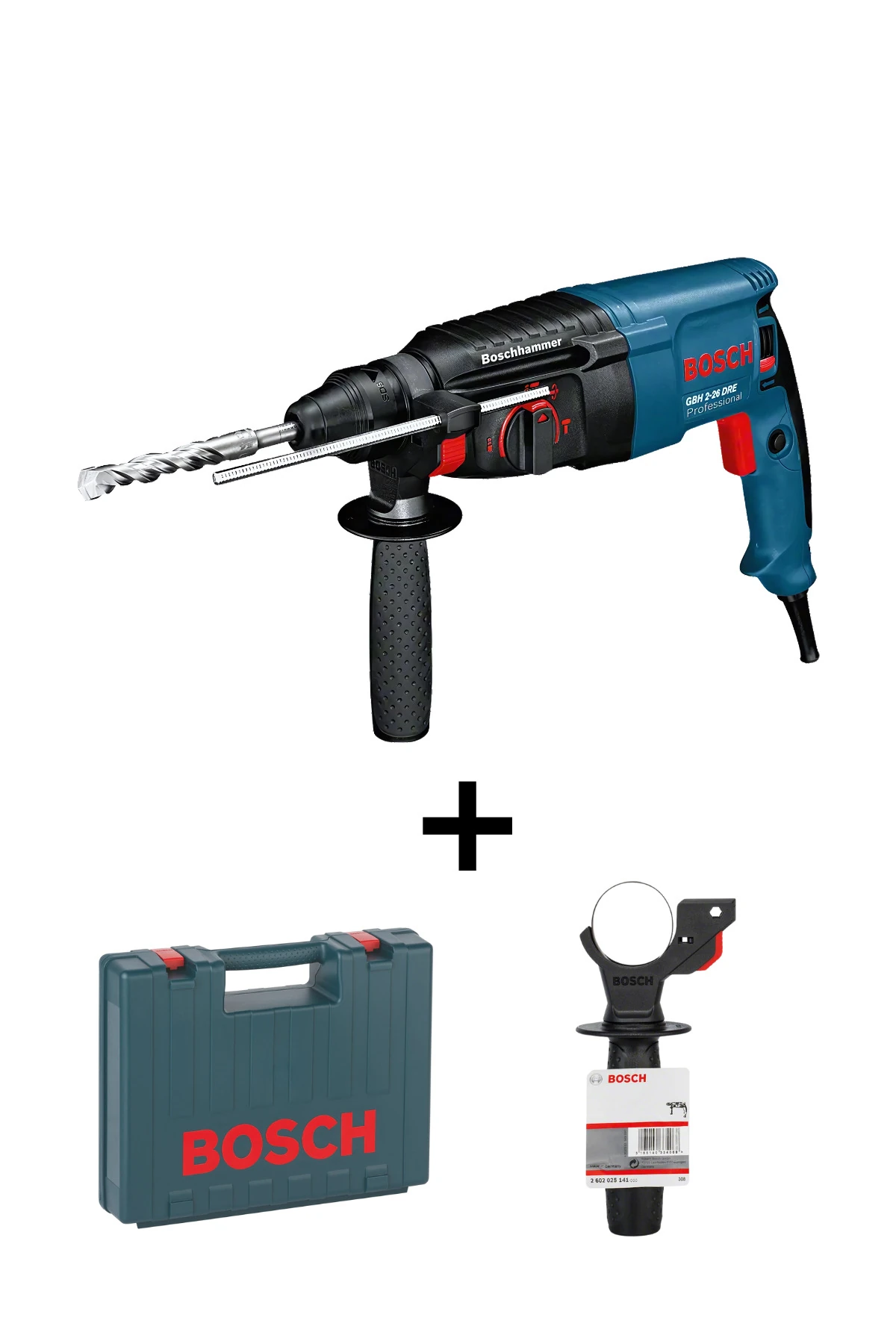 Orijinal Elektrikli Kırıcı Delici Makine Gbh 2-26 Dre T Çantası Derinlik Mesnedi Ilave Tutamak