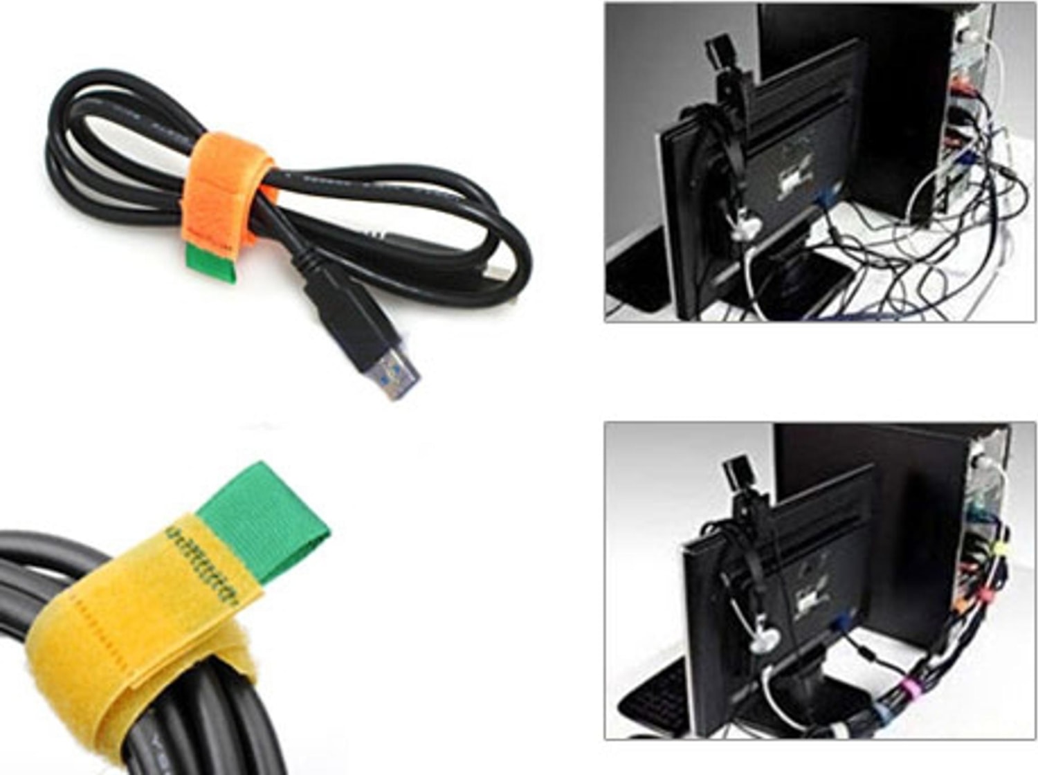 Kablo Düzenleyici Cırt Cırt (6 Adet)