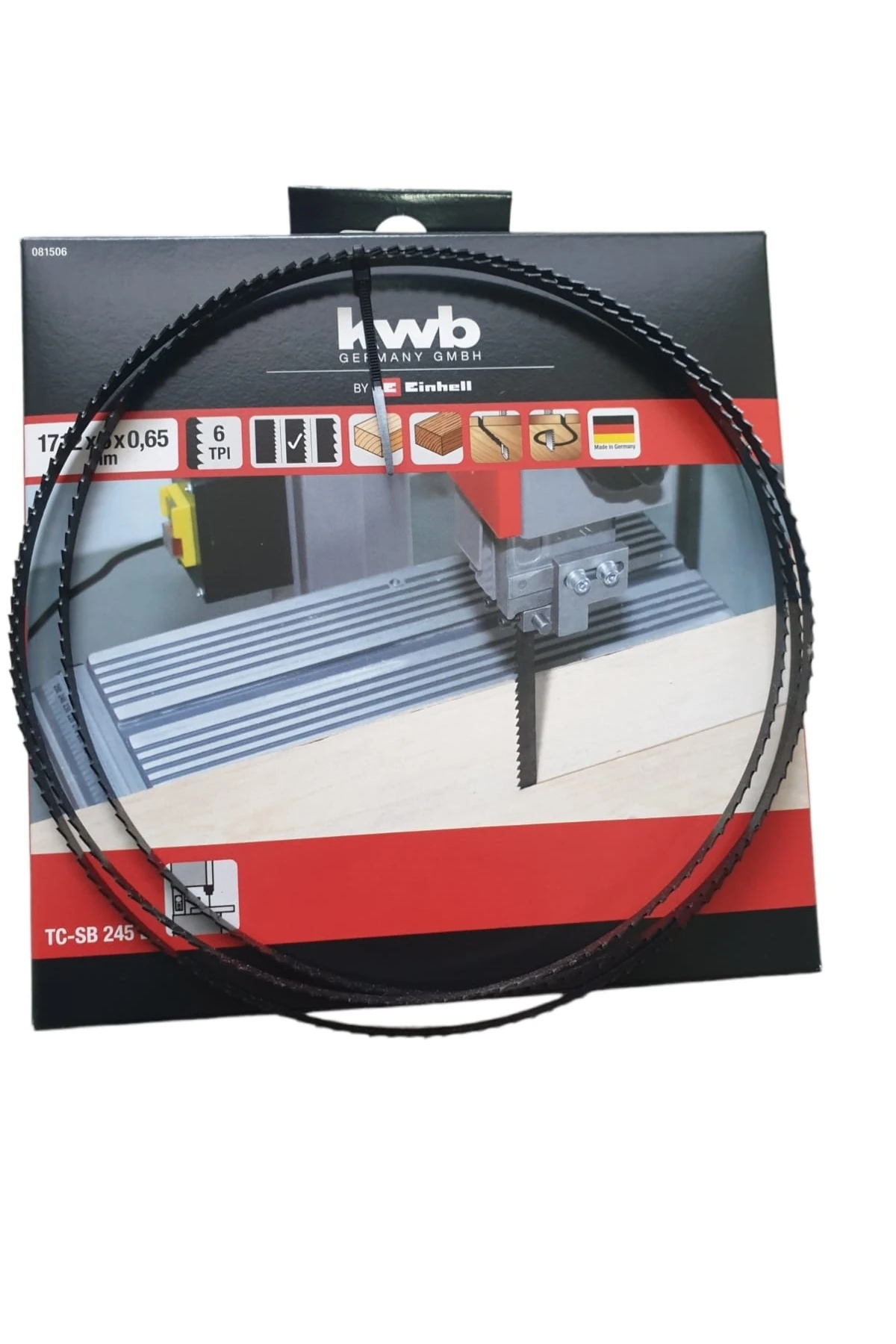 kwb Tc-Sb 245 L Şerit Testere Bıçağı