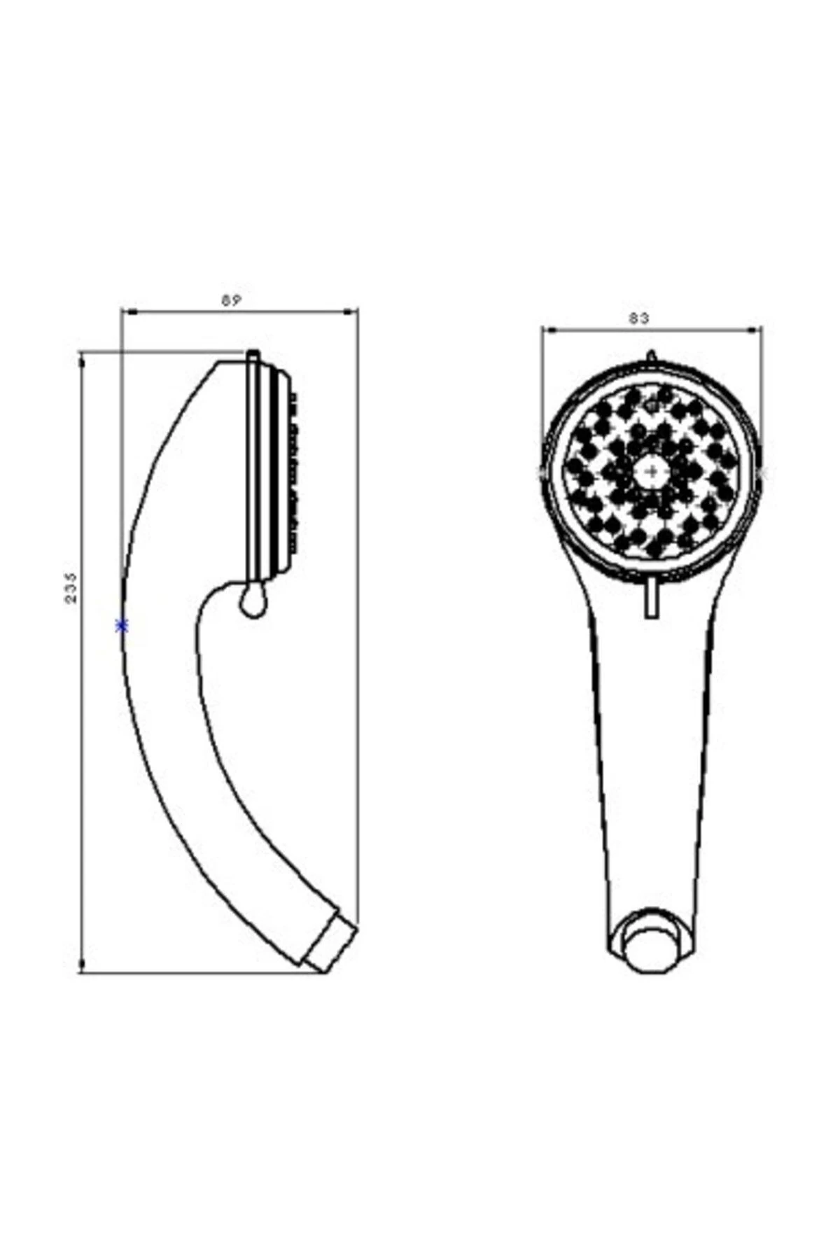 Classic 3 Fonksiyonlu Askılı Duş Seti 52060