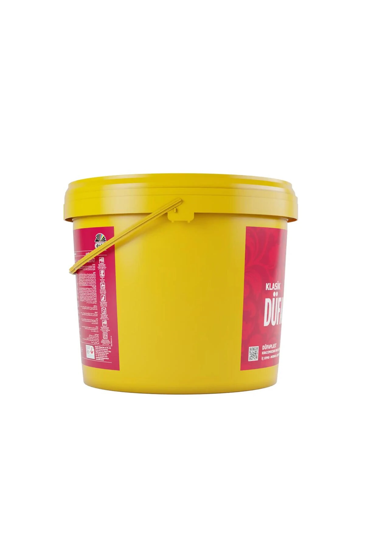 Klasik Plast Silikonlu Iç Cephe Duvar Boyası 7550 Ferah Gri 12 L