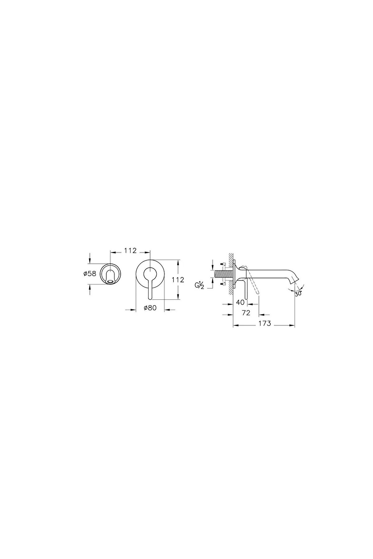 Lavabo Bataryası, Origin Classic, Ankastre (Sıva Üstü Grubu) A42889