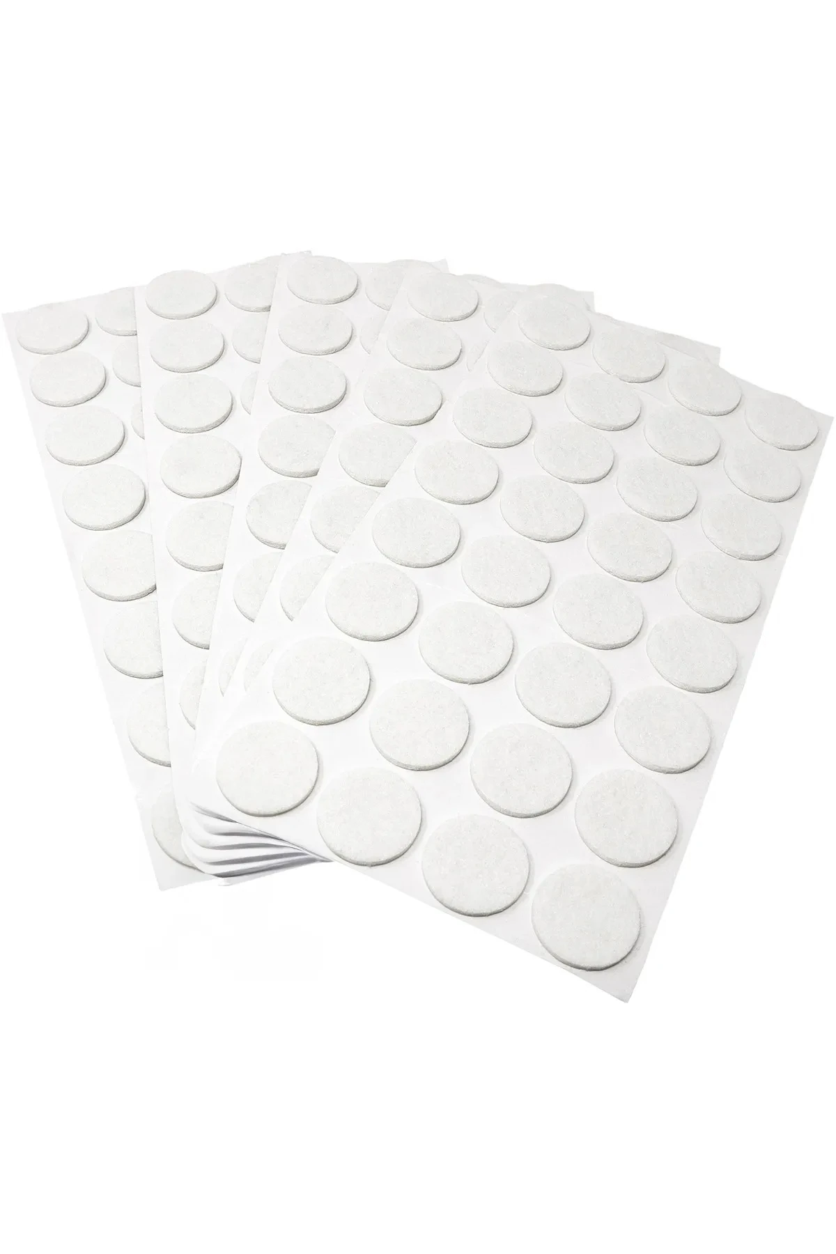 Yapışkanlı Parke Zemin Koruyucu Kaydırmaz Keçe Masa Sandalye Ayak Keçesi 24MM (33 Adet)