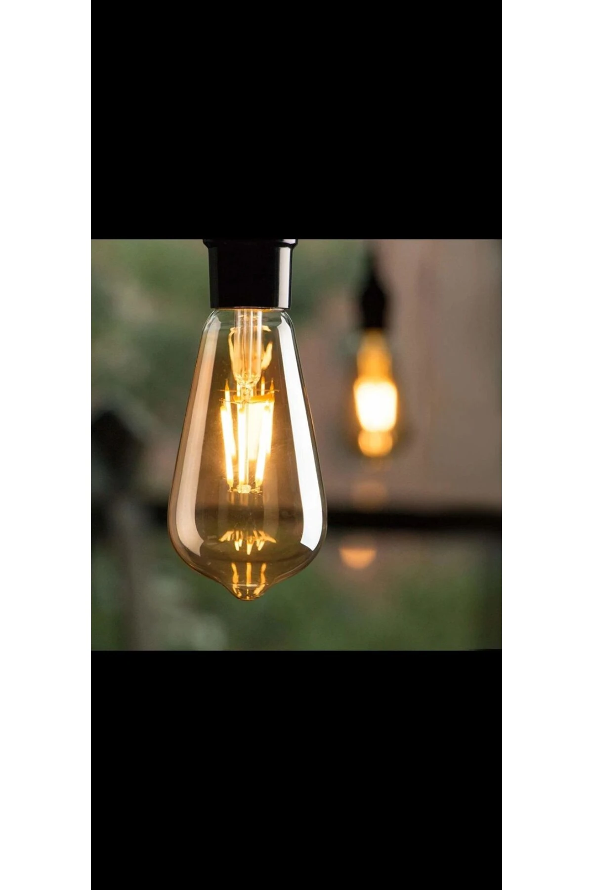 Flemanlı Armut St64 Modeli Rustik Ampul 40 Watt E27 Duy Rustik Dekoratif Ampül