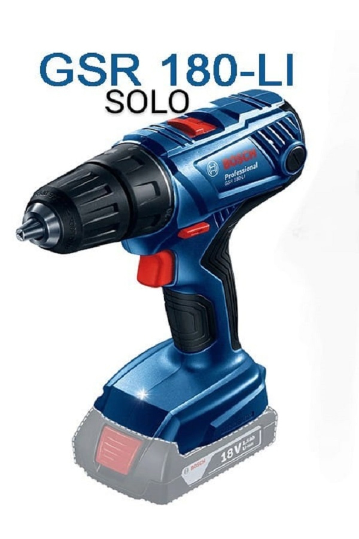 BOSCH Gsr 180 Lİ SOLO (BATARYA ,ŞARJ ALETİ VE ÇANTA DAHİL DEĞİLDİR)