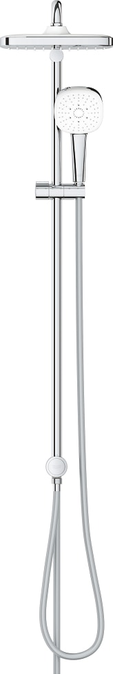 26694001 Tempesta Cosmopolıtan Sistem 250 Cube Duş Sistemi, Divertörlü, Duvar Bağlantılı, 920 Mm. Montaj Aralığı, Krom