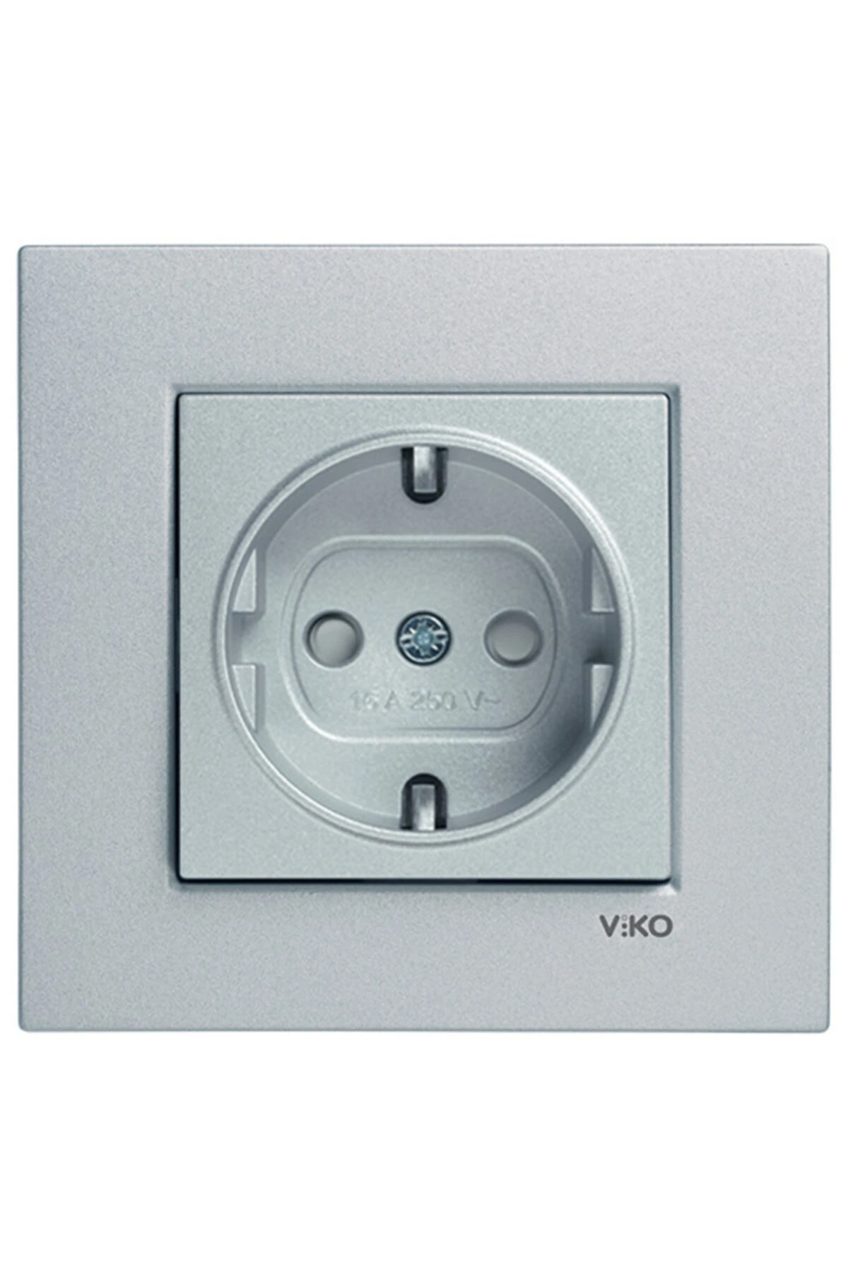 Artline Novella Gümüş Çocuk Korumalı Topraklı Priz