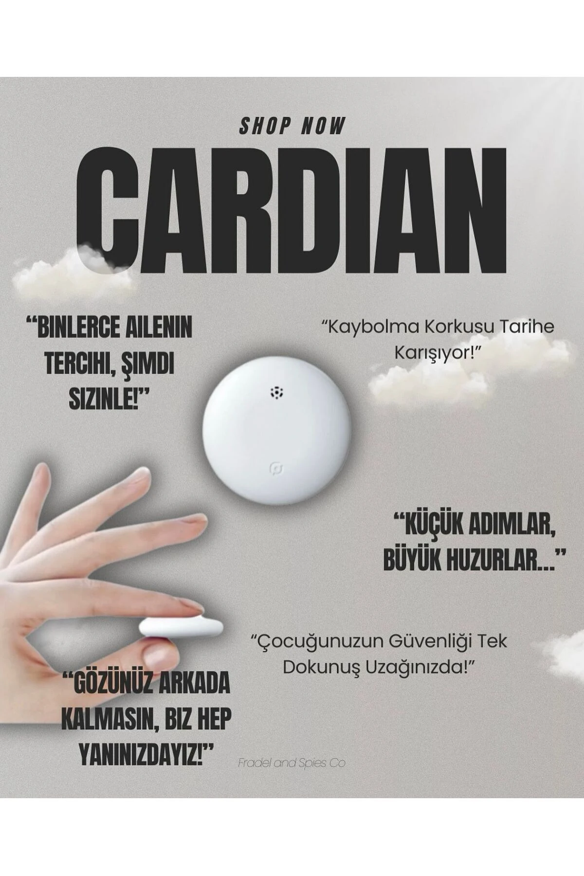 CARDİAN ANAHTARLIKLI AKILLI GPS TAKİP CİHAZLARI- İOS ANDROİD UYUMLU