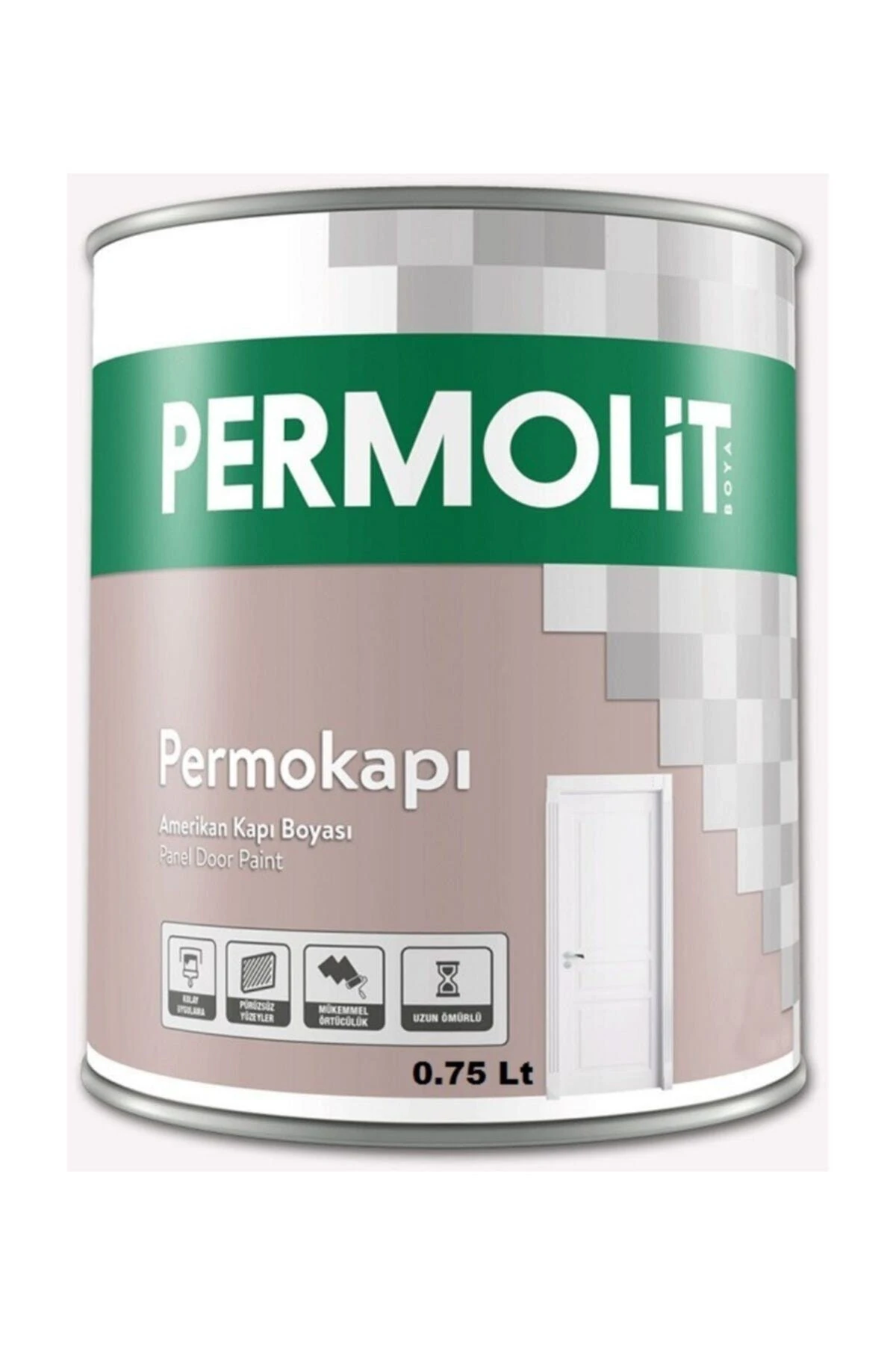 Amerikan Panel Kapı Boyası 0.75 lt (beyaz)