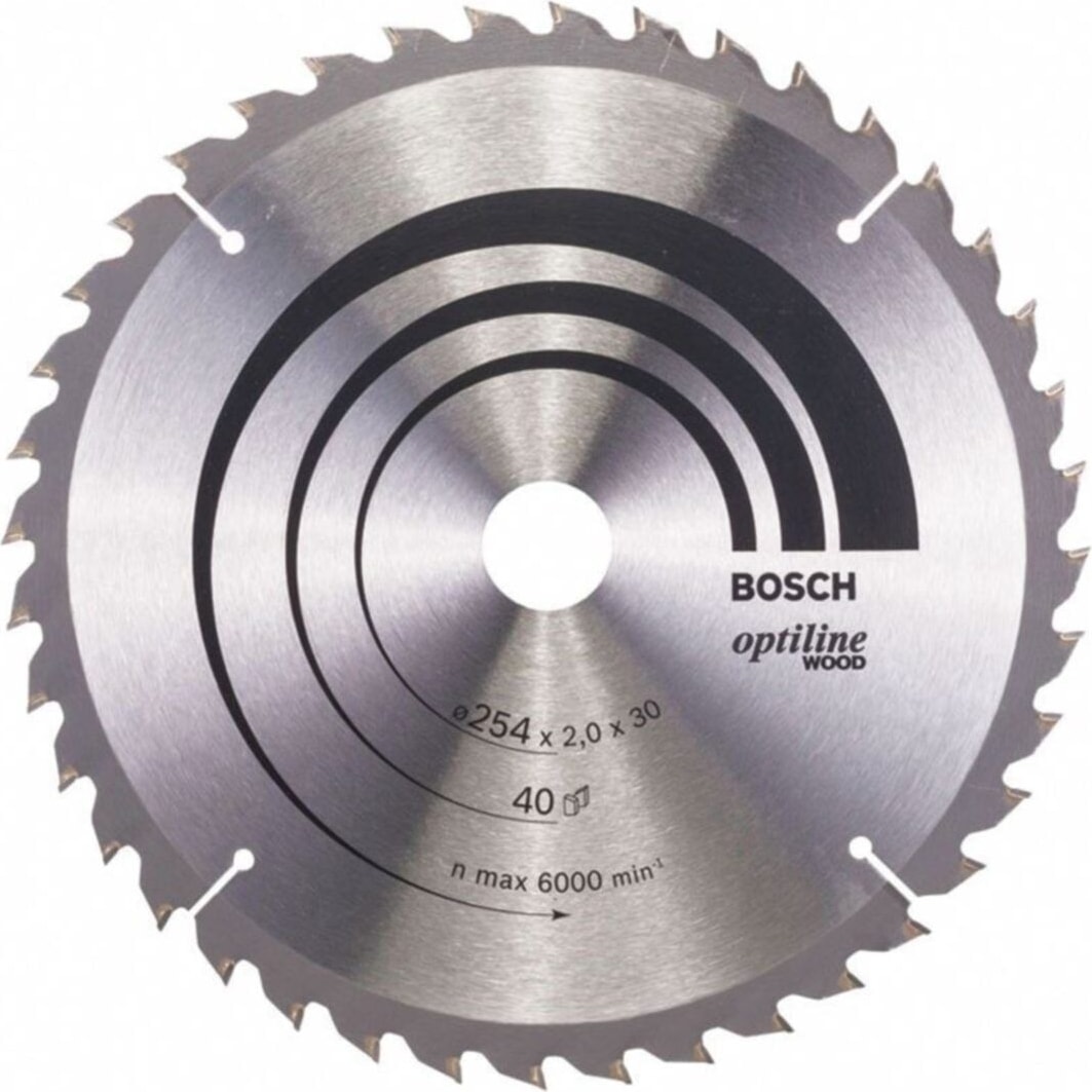 BOSCH Optiline Wood Daire Testere Bıçağı 254X30 mm