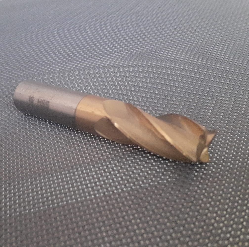 SGS 16 mm Hss Freze Ucu Cnc 4 Fülüt Titanium Oyma Delme Kesici Uç