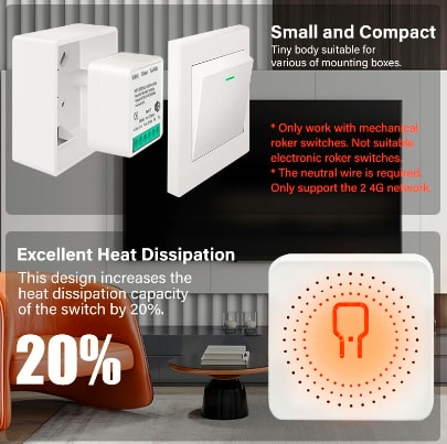Tuyam smart Wifi Destekli Akıllı Işık Anahtarı
