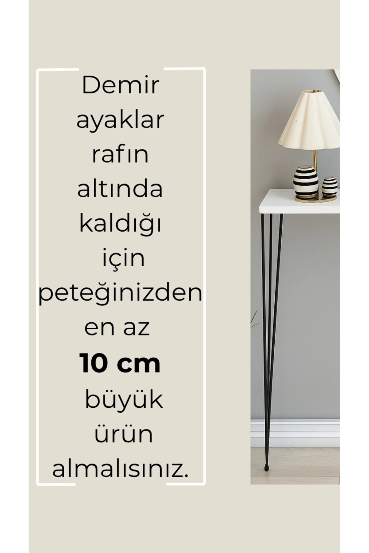 Petek Üstü Raf Dresuar Bayaz oval kenar 80cm (60-70 CM PETEK İÇİNDİR)
