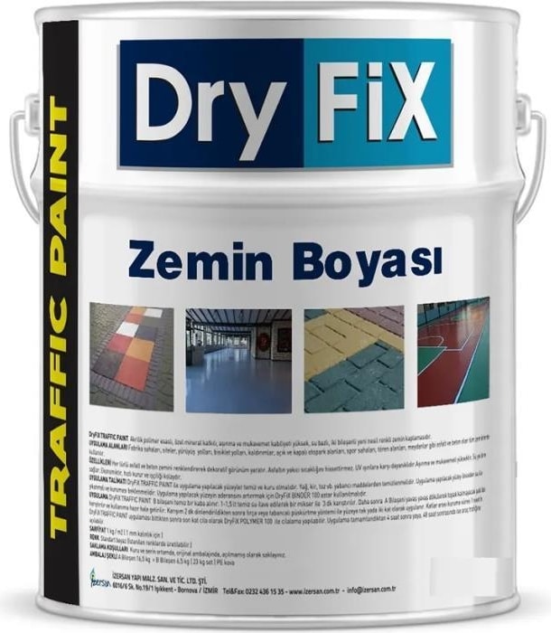 Traffic Paint Zemin Boyası 5 kg Ral 5015 Mavi