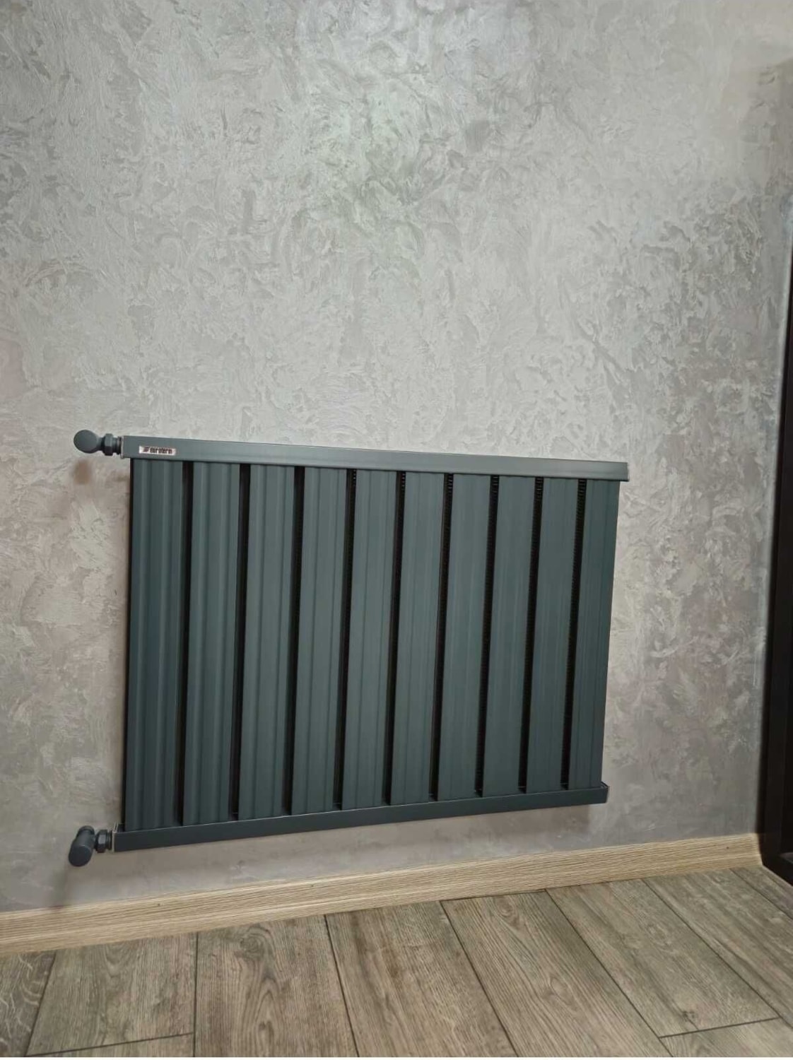 Alüminyum Panel Radyatör Klasik 450X12 Ral 7016 Antrasit Gri