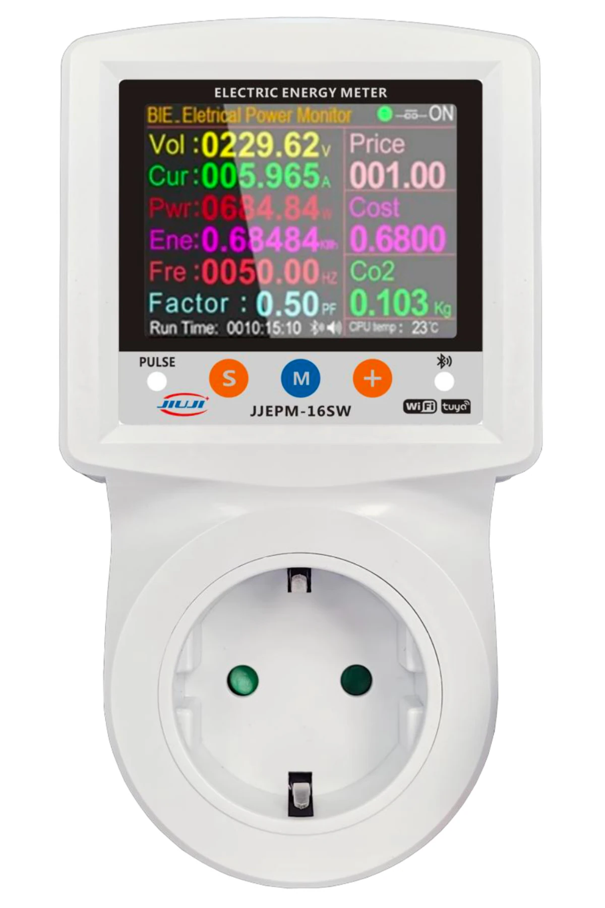 Akım ve Voltaj Korumalı Akıllı Priz 16A WiFi Akıllı Priz