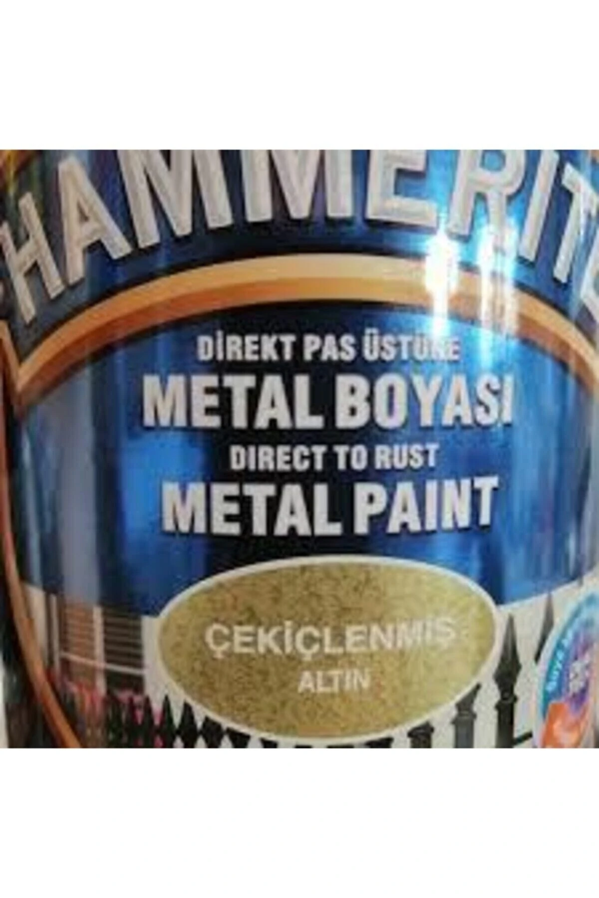 Altın Hammerite Metal Ve Çelik Kapı Boyası 2,5lt.
