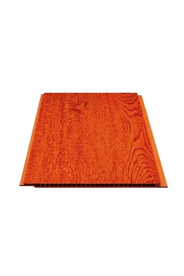 Düz Koyu Meşe Plastik Pvc Duvar Tavan Lambiri / 20 Adet 20cm X 2 Metre - 8 Metrekare