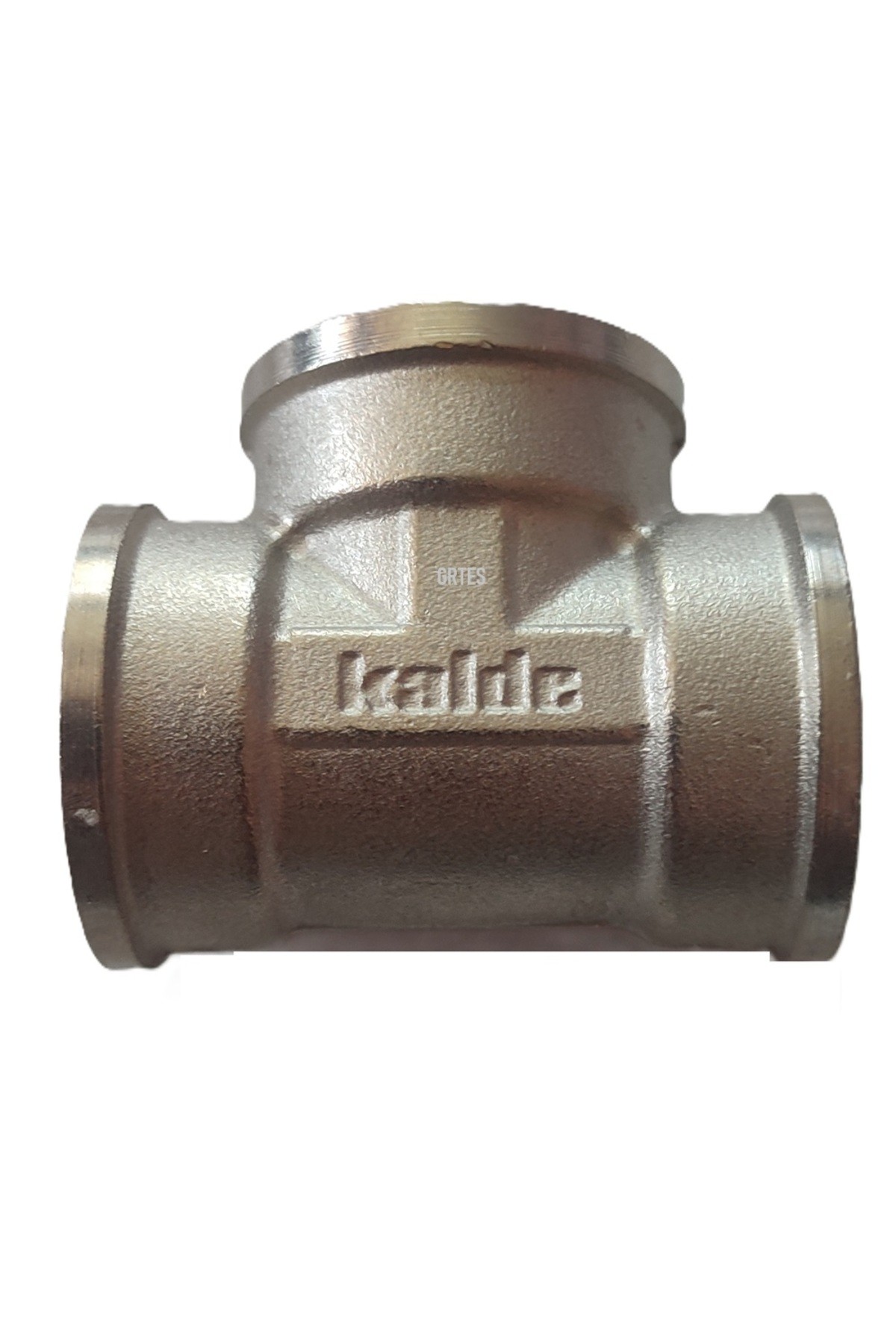 1" Dn25 İç Dişli Sarı/Krom TE (Dişi) - Chrome Tee