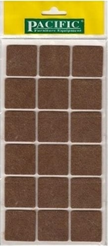 Zemin Koruyucu Masa Sandalye Keçesi Çap 35 x 35 mm Kare 5'li