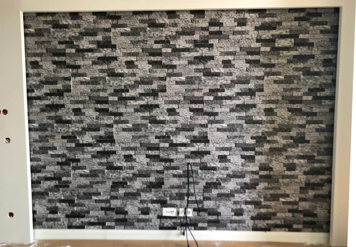 5 Adet (2,5m2) Patlatma Taş Desenli 3 Boyutlu Renkli Strafor Köpük Duvar Kaplama Paneli (PT-201)