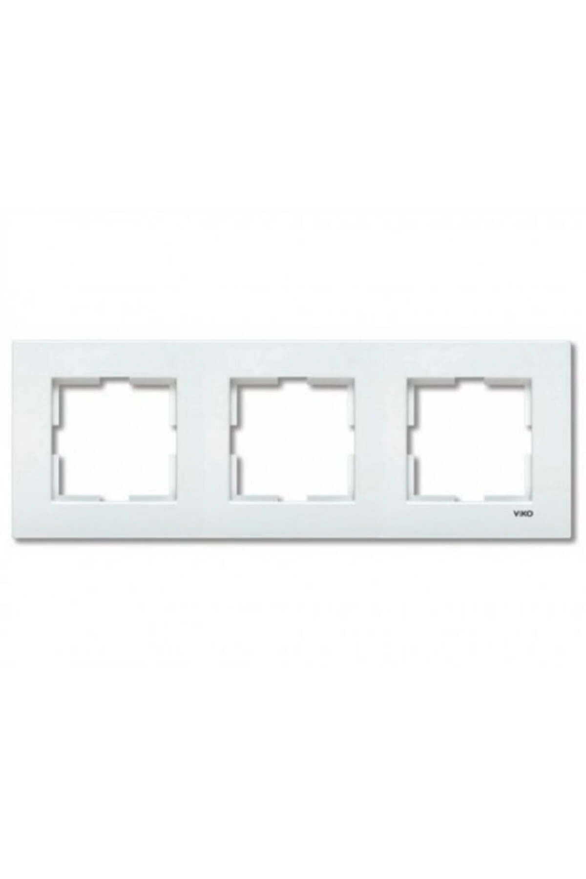 Karre Üçlü Çerçeve Beyaz - 2 Adet