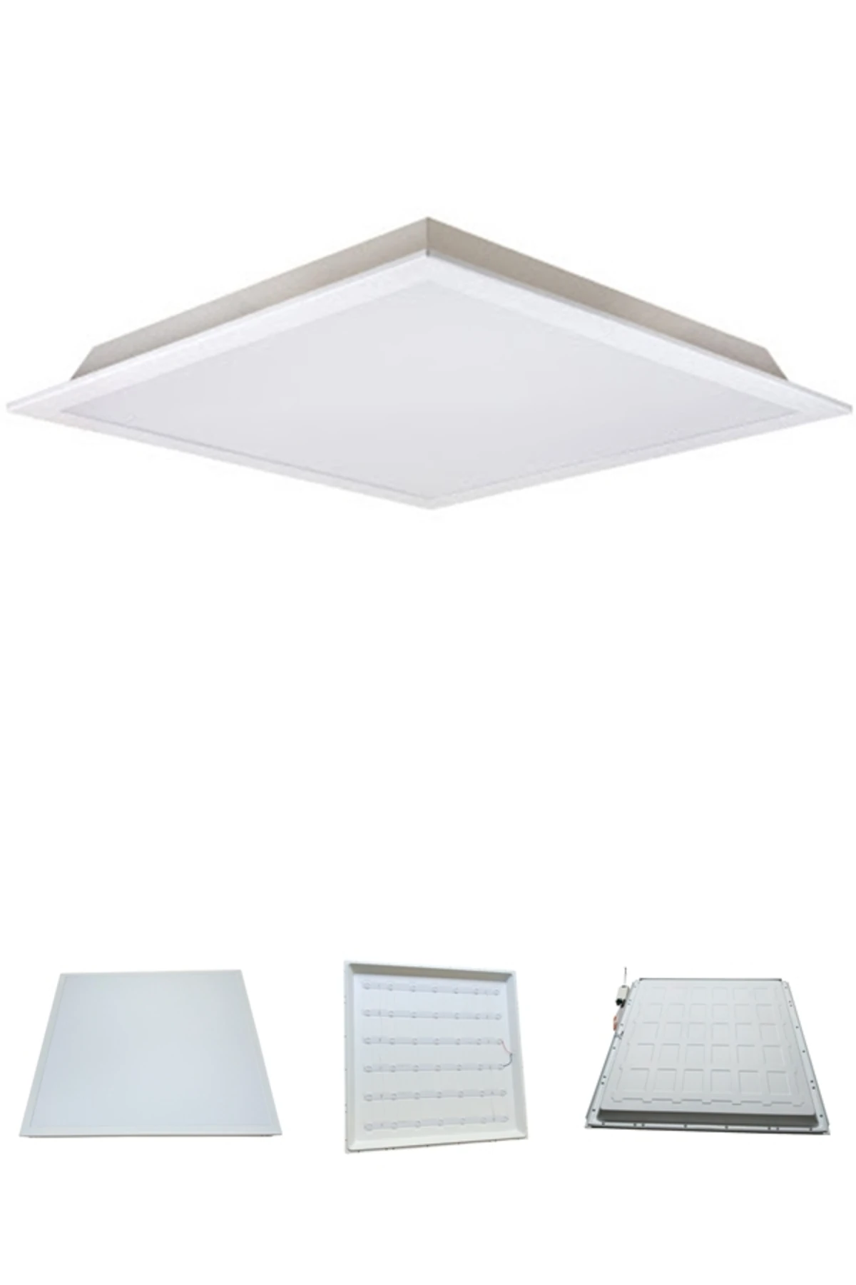 Asma Tavan-60cmx60cm-sıva Altı-54w-6500 K-beyaz-led Panel-led Armatür-taş Yünü Asma Tavan-ofis Tavan