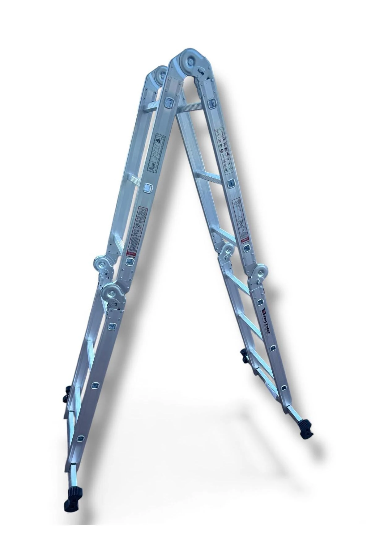 4X3 ALÜMİNYUM ÇOK AMAÇLI AKROBAT MERDİVEN 3.70 MT 12 BASAMAKLI