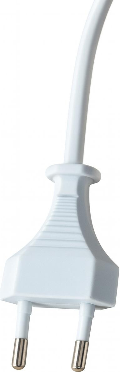 Fişli Arapuarlı Kablo (Yassı)- Anahtarlı (2X0,50) Beyaz - 4 Metre