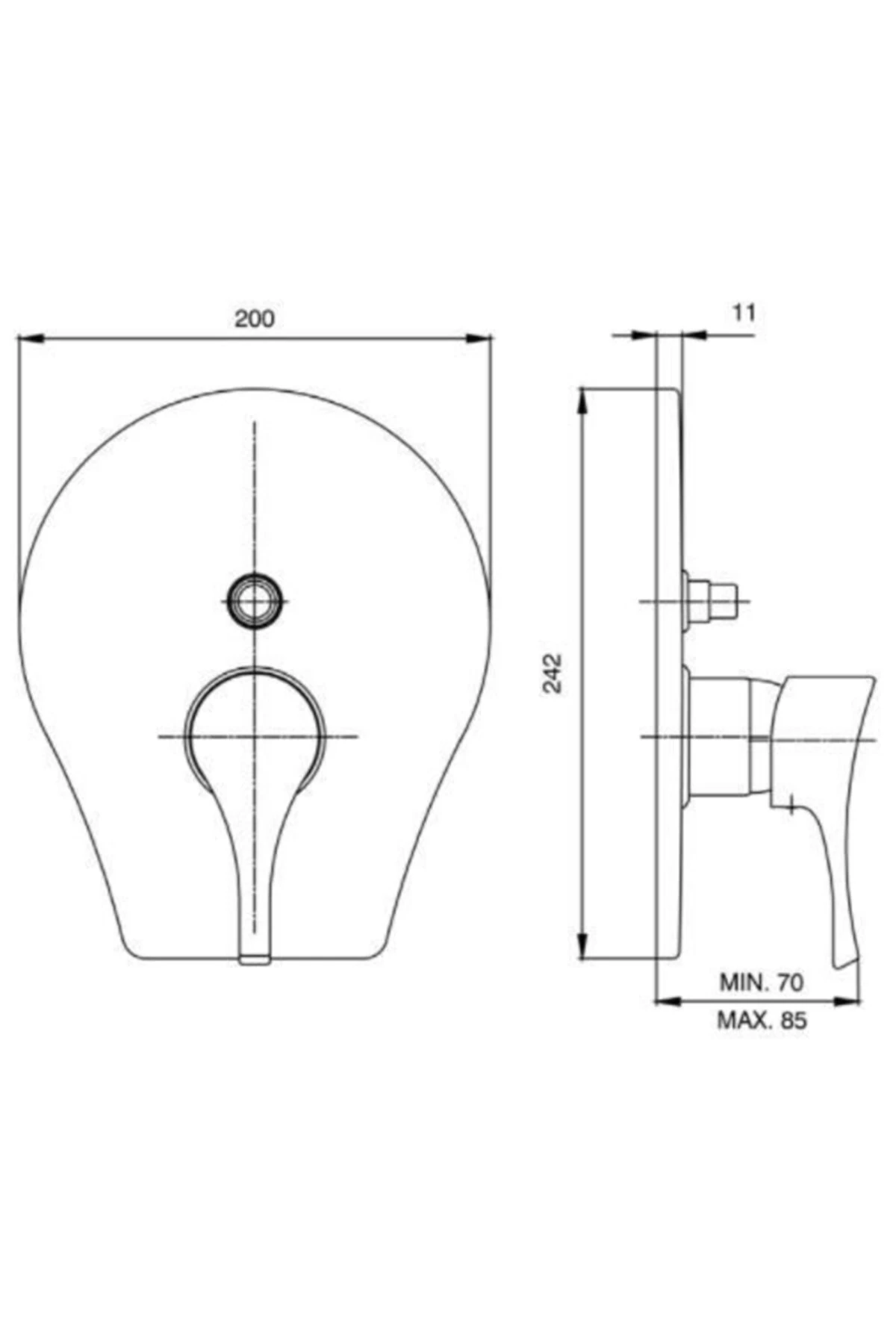 Lotus Akastre Banyo Bataryası Sıva Üstü Parça 102126506