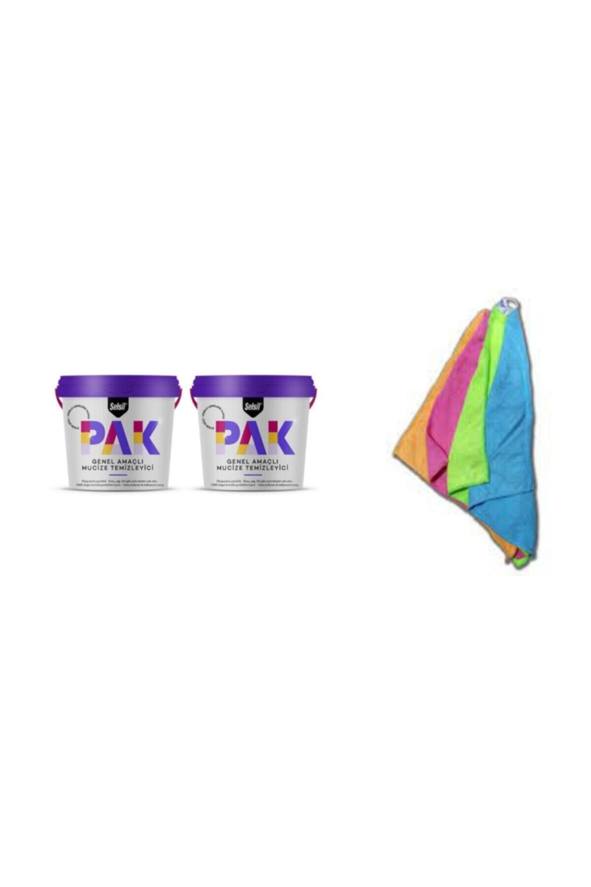 2 Adet Pak Genel Amaçlı Mucize Temizleyici + 4 Adet Mikrofiber 40x40 Temizlik Bezi