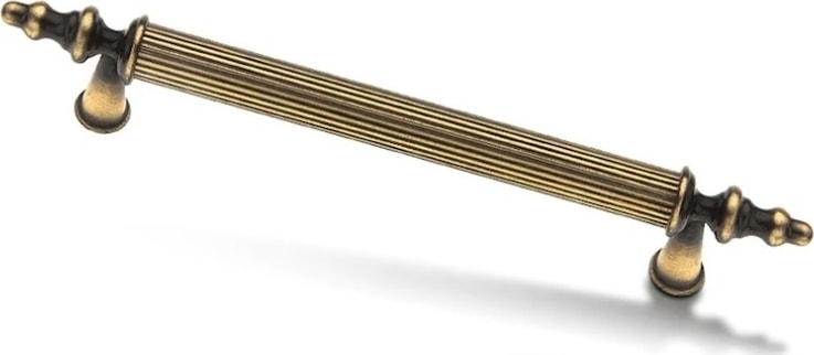 Kumru Model Mobilya Dolap Çekmece Kulpları Antik Sarı 96 mm
