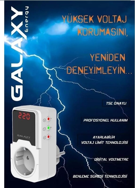 S220 16A Ayarlanabilir Voltaj Koruyucu