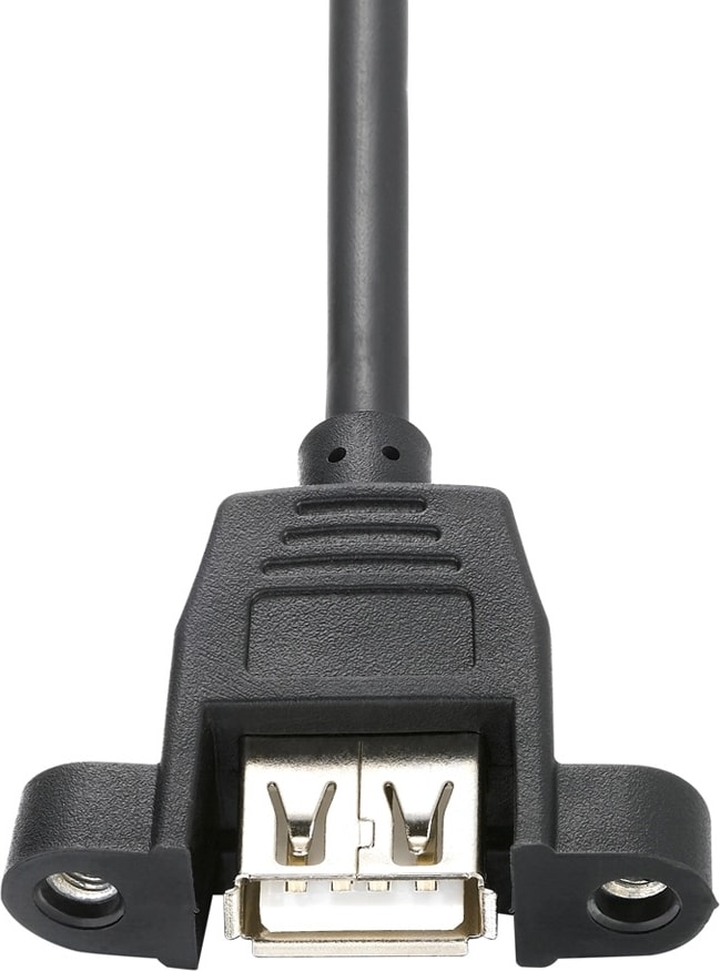 4884 USB Dişi Erkek Panel Tipi Data Uzatma Kablosu 0.3m 30CM