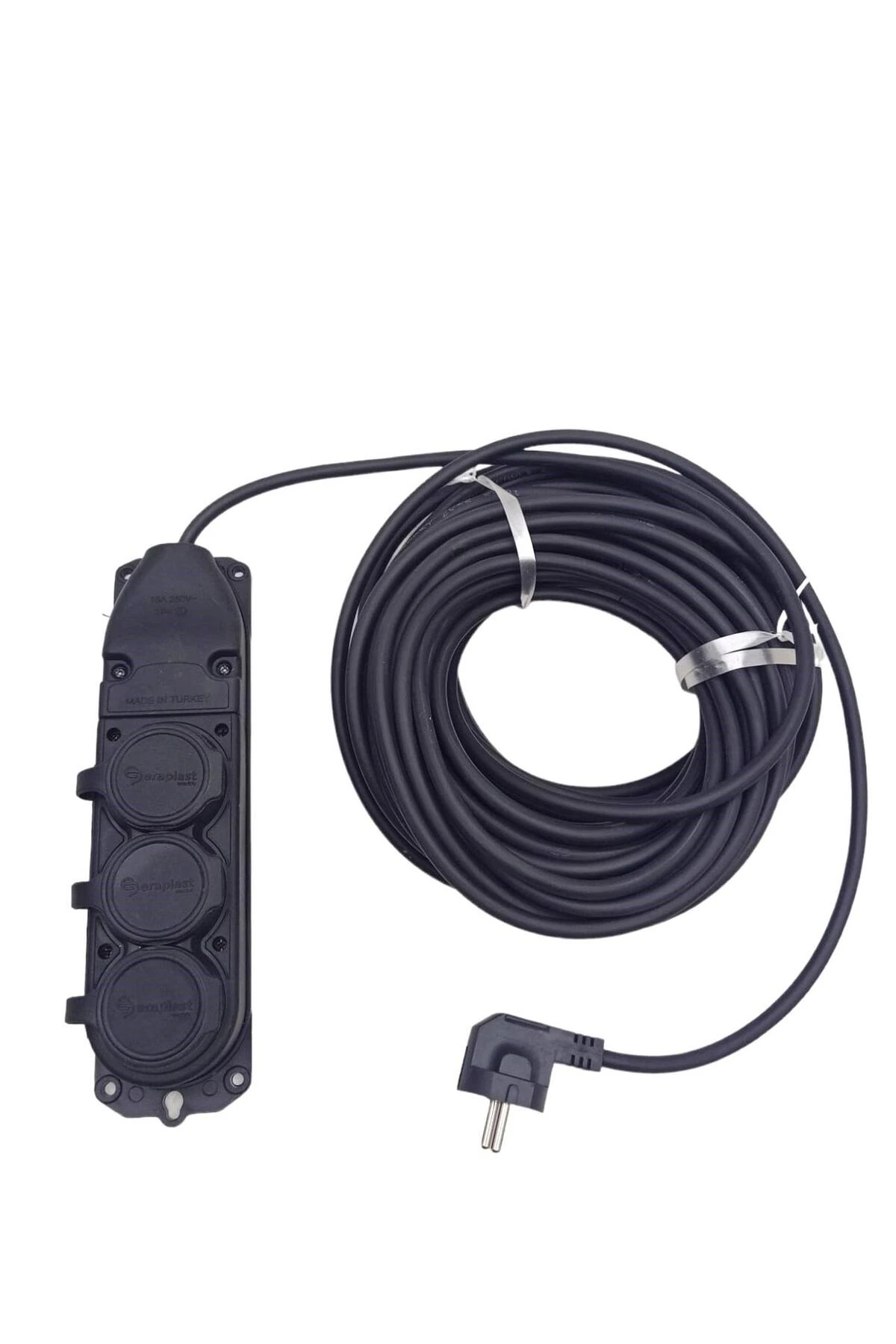 Yeni 3Lü 20 Mt Uzatma Kablosu Çantali Kauçuk Priz 3X1.5 Cca Kablo (4172) !!!