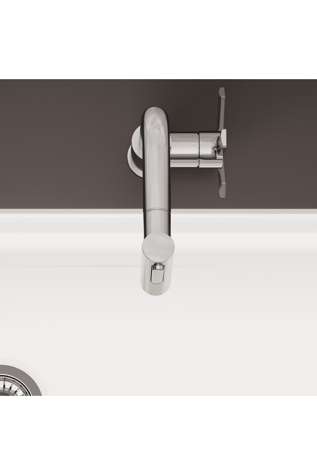 Maestro A42146 Pull-Out Eviye Mutfak Bataryası, Krom