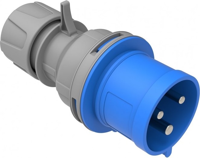 IP44 Cee Norm 3/32A Düz Fiş 220V - 250V BC1-3403-2011