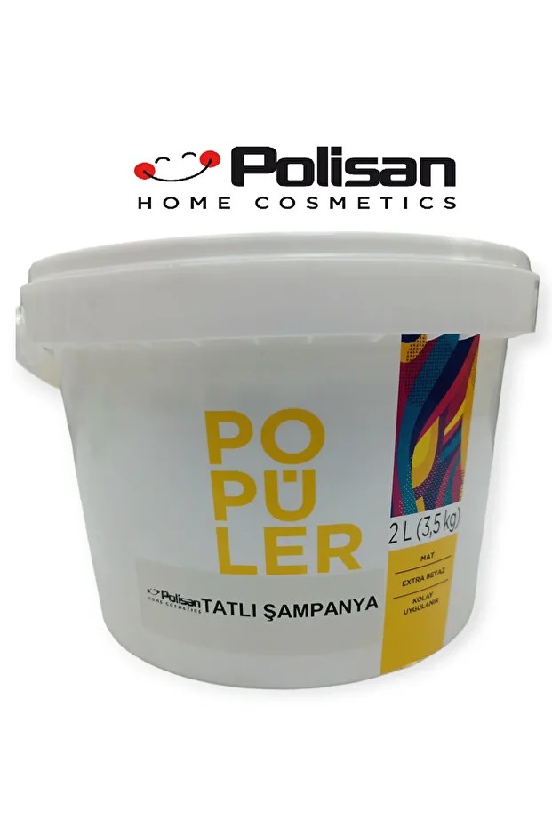 Popüler Ekonomik Fiyatlı İç Cephe Duvar ve Tavan Boyası 3.5 Kg Tatlı Şampanya