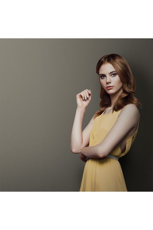 3701 Serıe | Dokuma Tweed Gibi Doku Ile Duvar Kağıdı (3701-6 : Gri)