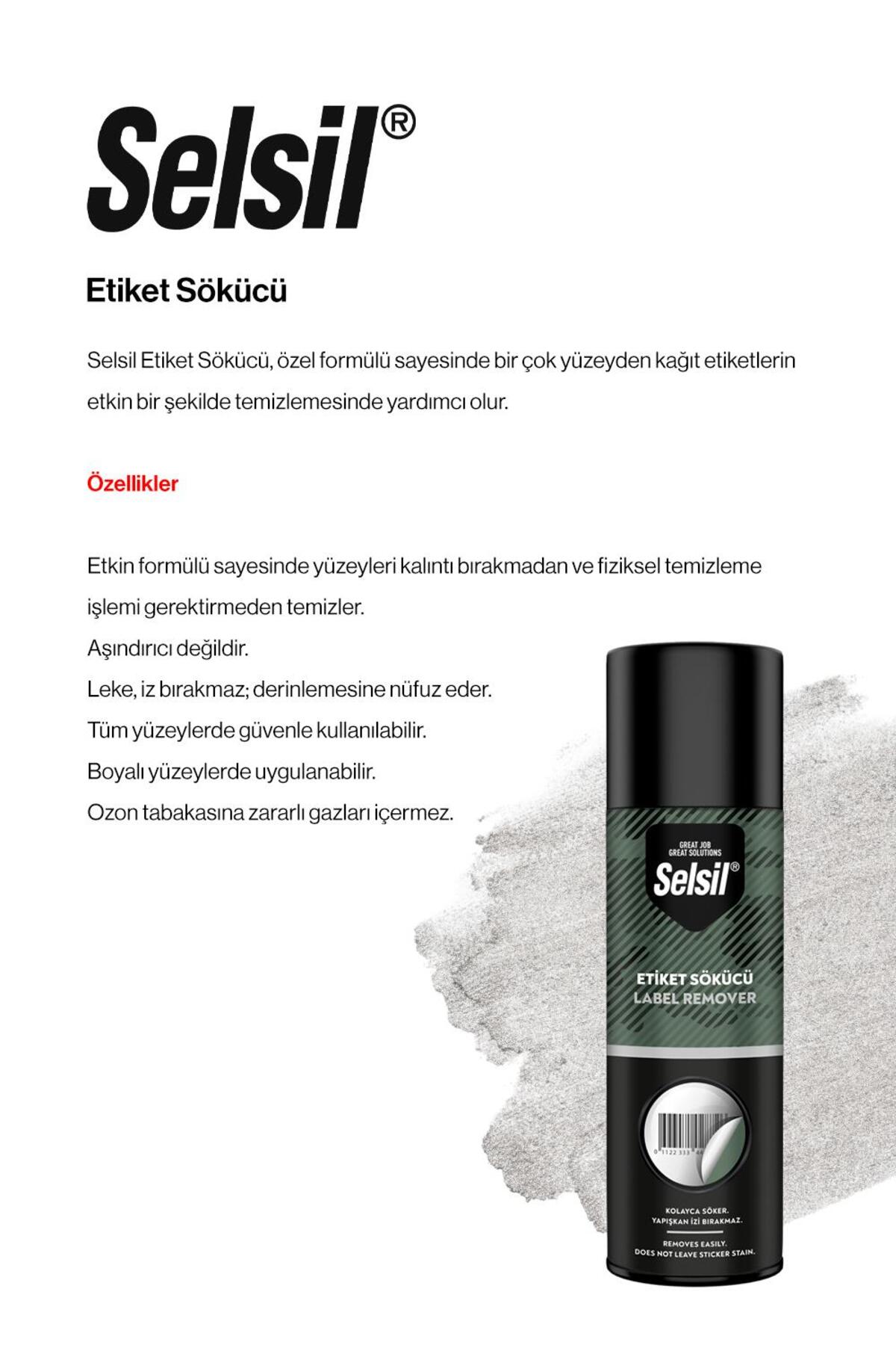SELSİL 5 AL 4 ÖDE, 200 ml, Etiket Sökücü ve rosie pamuk